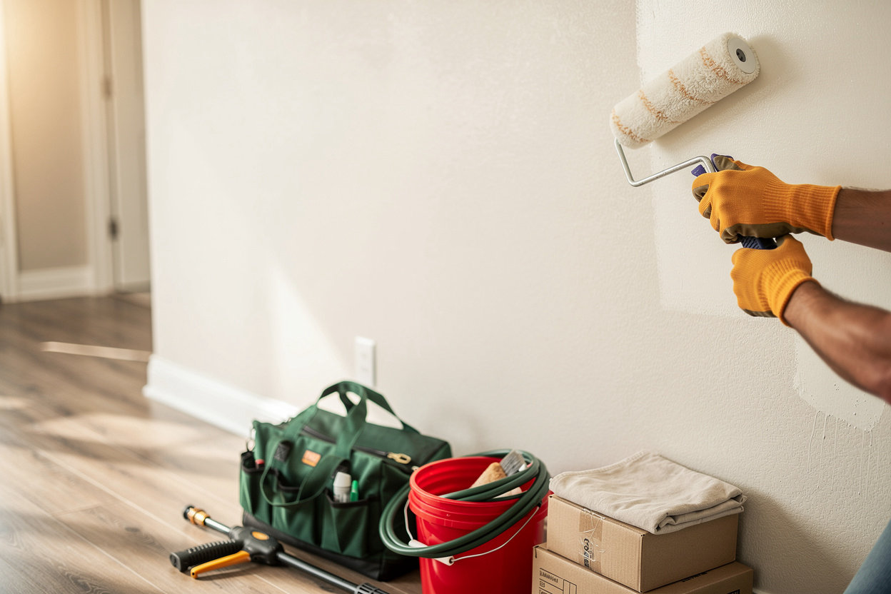 Legacy Home & Land Services professional rental property cleanup and refresh in Hutto, TX